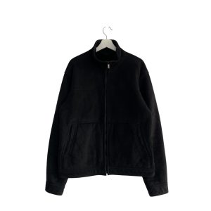 Quicksilver Black Suede Fleece Lined Jacket