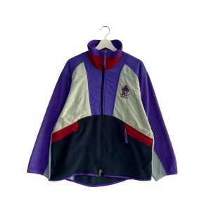 Vintage Adidas Btc Polartec Purple Fleece Zip Up