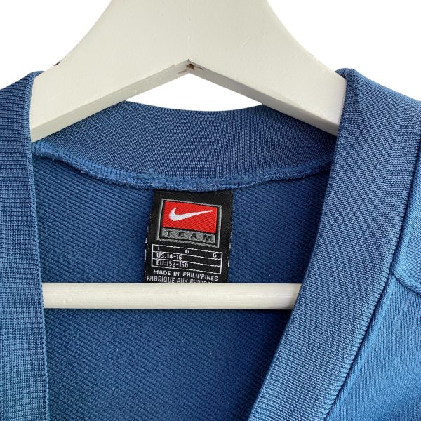 Vintage Nike Team Blue Sweatshirt - Image 2