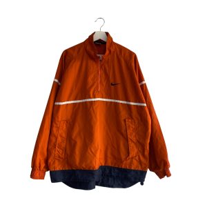 Vintage Nike 90s Anorak Windbreaker Orange Jacket