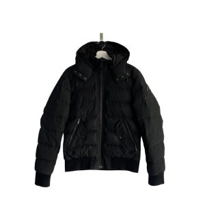 Moose Knuckle Black Down Puffer Coat