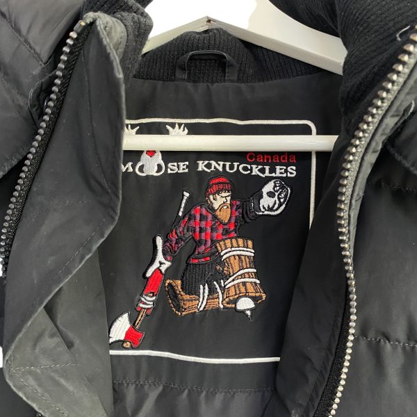 Moose Knuckle Black Down Puffer Coat - Image 5