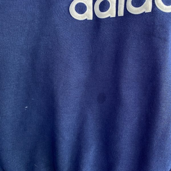 Vintage Adidas Navy Sweatshirt - Image 2