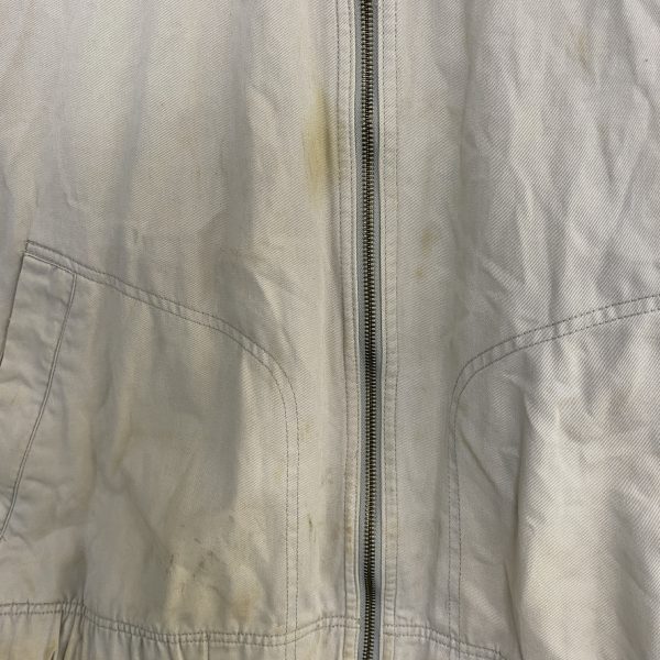 Vintage 90s Nike Harrington Cream Jacket - Image 2
