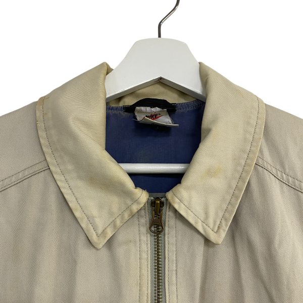 Vintage 90s Nike Harrington Cream Jacket - Image 5