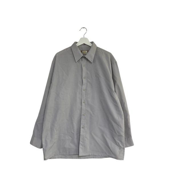 Thomas Burberry Grey Button Up Shirt