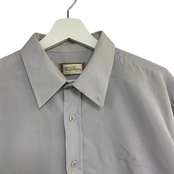 Thomas Burberry Grey Button Up Shirt - Image 2