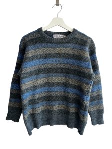 Vintage Ysl Striped Wool Jumper