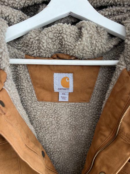 Carhartt Tan Fleece Lined Bartlet Jacket - Image 2