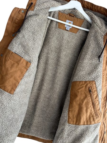 Carhartt Tan Fleece Lined Bartlet Jacket - Image 4