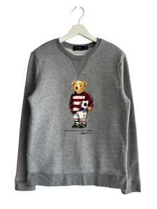 Ralph Lauren Polo Bear Grey Graphic Print Sweatshirt
