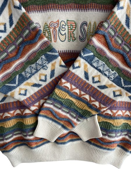 The Sweater Shop Multi Coloured Cream Sweatshirt - Image 4