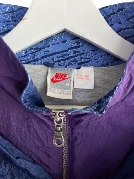 90s Nike Blue Shell Pullover - Image 2