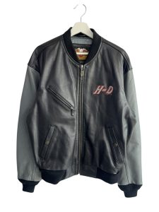 Harley Davidson Embroided Leather Jacket