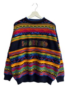 The Sweater Shop Multi Coloured Navy Sweatshirt