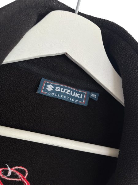Suzuki Collection Embroided Black Racing Fleece - Image 2