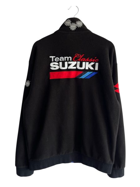 Suzuki Collection Embroided Black Racing Fleece - Image 3