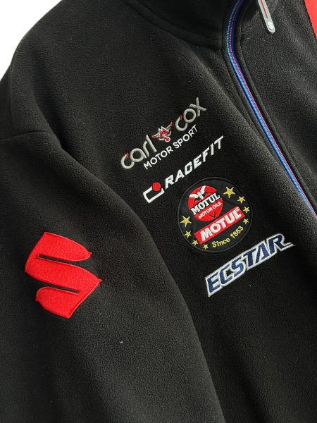 Suzuki Collection Embroided Black Racing Fleece - Image 4