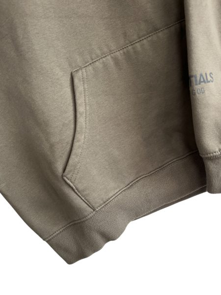 Essentials Fear Of God Grey Hoodie - Image 4
