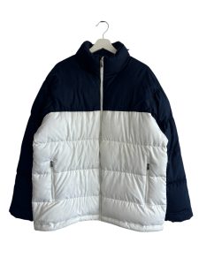 Nike 00s Navy And White Embroided Down Puffer