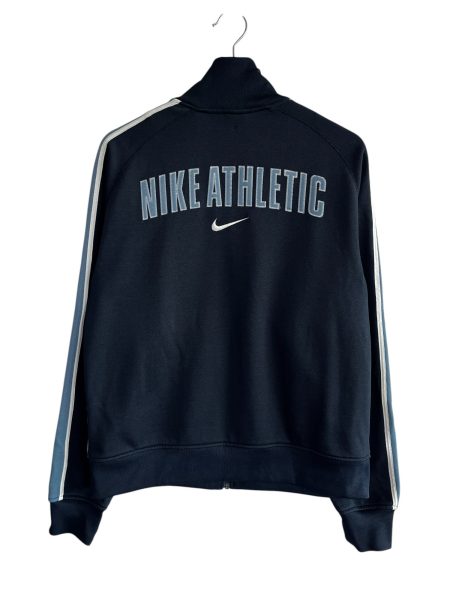 Nike Athletic Embroided Swoosh Navy Track Jacket - Image 3