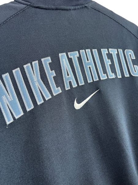 Nike Athletic Embroided Swoosh Navy Track Jacket - Image 4