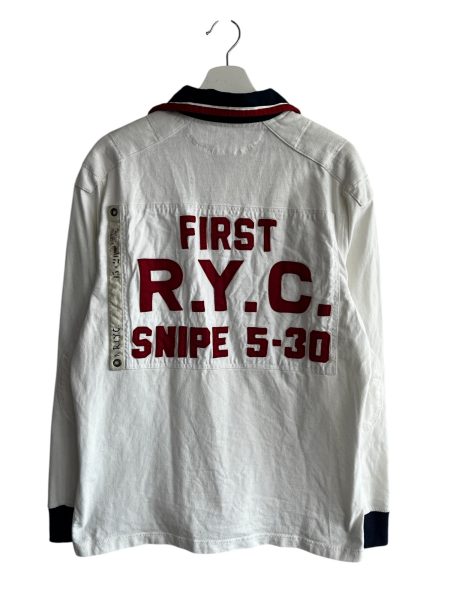 Polo Ralph Lauren Yacht Club Longsleeve White Polo Shirt - Image 3