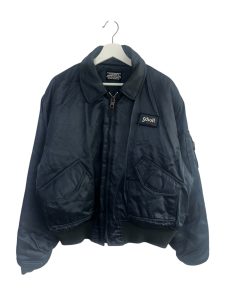Schott Nyc Blue Bomber Puffer Jacket
