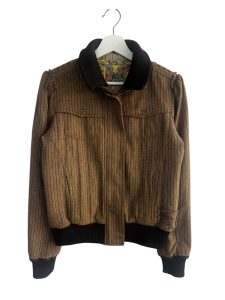 Billa Bong Brown Pinstripe Jacket