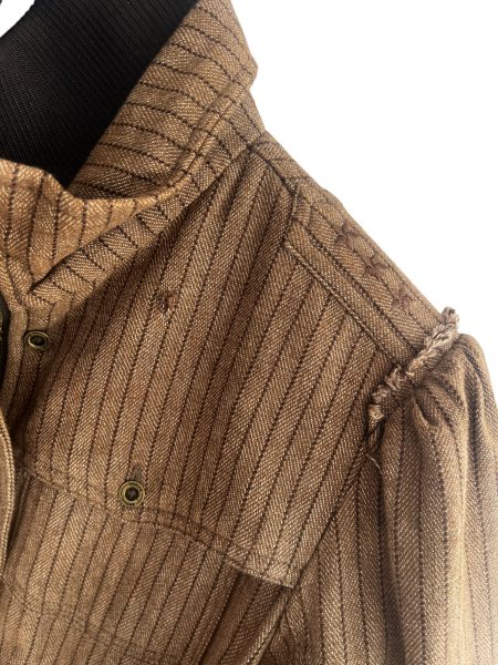 Billa Bong Brown Pinstripe Jacket - Image 3