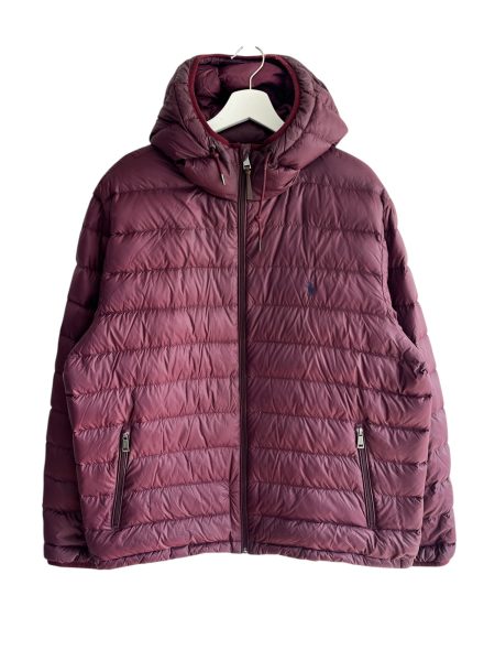 Polo Ralph Lauren Burgundy Hooded Puffer