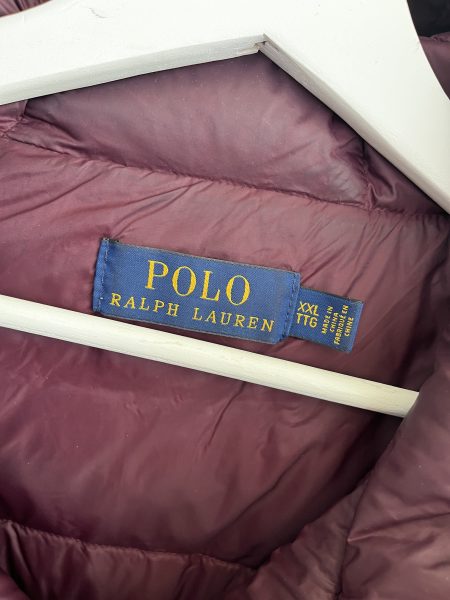 Polo Ralph Lauren Burgundy Hooded Puffer - Image 2