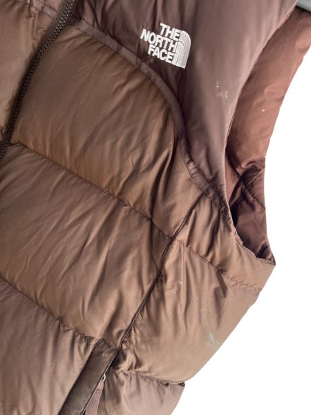 North Face Brown 700 Puffer Gilet - Image 5