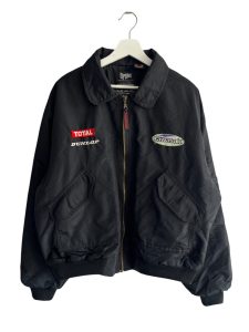 Racing Style Kawasaki Embroided Bomber Jacket