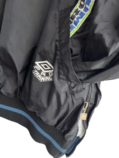Vintage 90s Black Umbro Drill Pro Training Pull Over - Image 4
