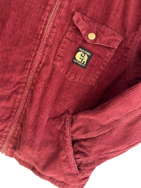 Carhartt WIP x Pass-Port Corduroy Red Jacket - Image 3