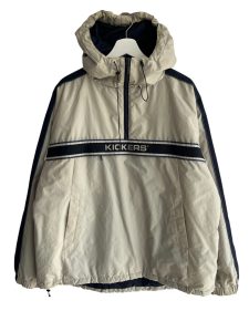 Kickers Hooded Cream Pullover Jacket