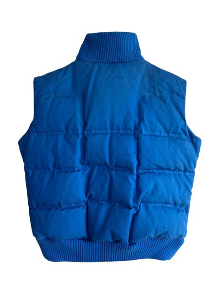 00s Nike Trail Runners Blue Puffer Gilet - Image 3