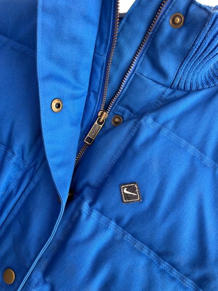 00s Nike Trail Runners Blue Puffer Gilet - Image 4