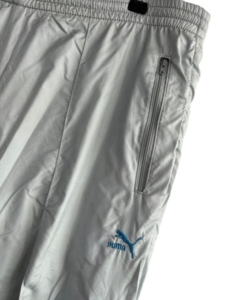 90s Puma Grey Colour Block Shell Suit - Image 5