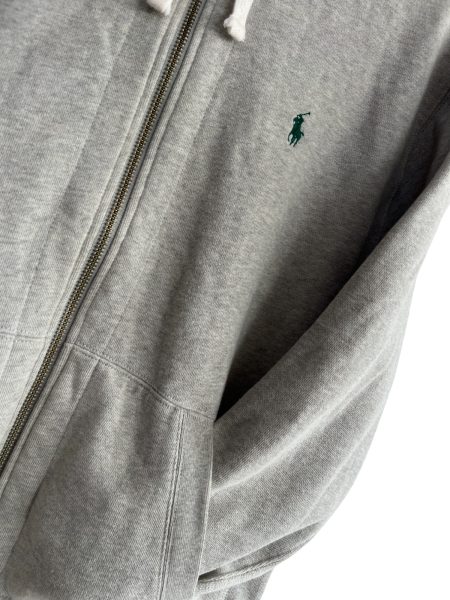 Polo Ralph Lauren Grey Zip Up Hoodie - Image 4
