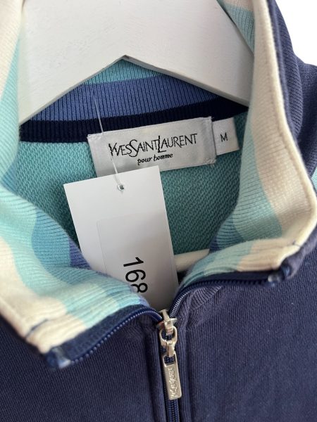 YSL Navy Track Jacket - Image 2