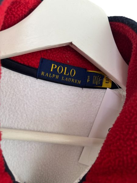 Polo Ralph Lauren USA White Borg Pullover - Image 2