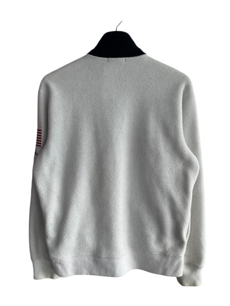 Polo Ralph Lauren USA White Borg Pullover - Image 3