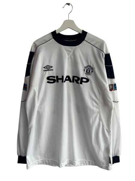 1996 Manchester United Umbro Signed Match Worn One Of One Football Shirt
