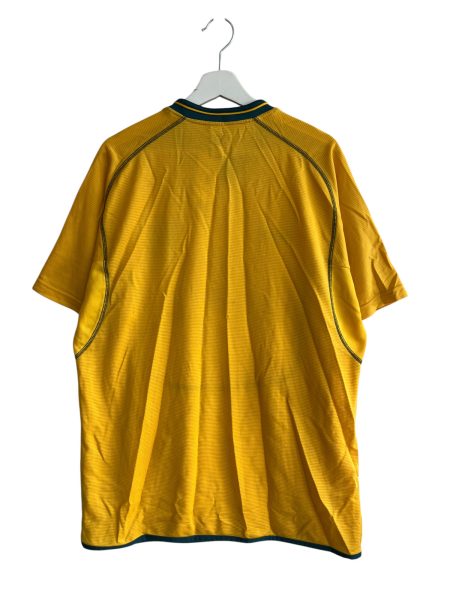00s Manchester United Umbro Yellow GK Shirt - Image 3