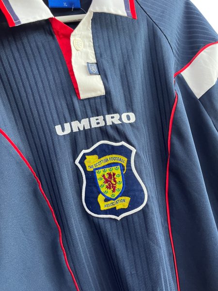 Vintage Umbro Scottish 96 Home Shirt - Image 4