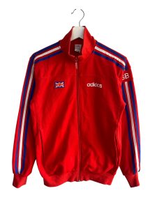 2004 Olympics Adidas Great Britain Red Track Jacket