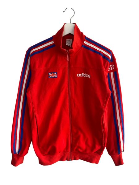 2004 Olympics Adidas Great Britain Red Track Jacket