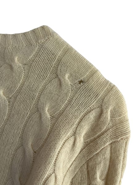 Polo Ralph Lauren Cream Cable Knit  - Image 4